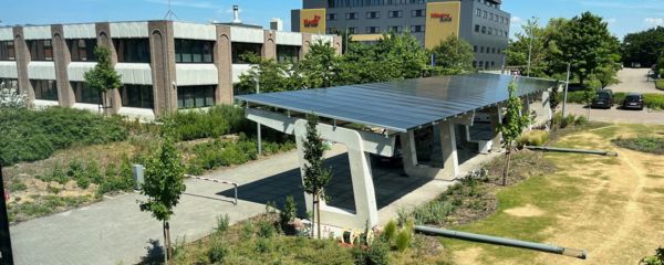 Phoenix Contact Belçika bağlı şirketindeki güneş enerjili otopark