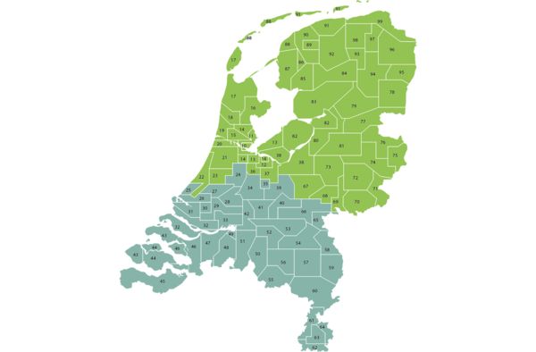 Landkaart DC