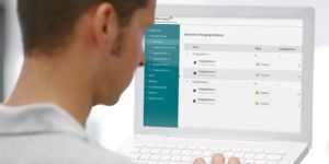 Konfigurering af CHARX control modular i webbaseret management