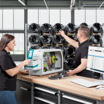 Selecting the marking system in the MARKING system software