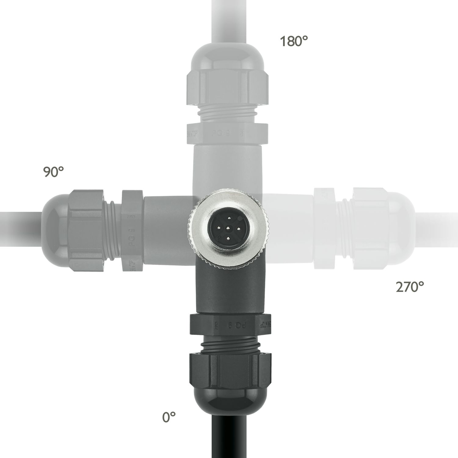 SACC-M12MR-5CON-PG9-M SKINTOP - Connector - 1561742 SACC-M12MR-5CON-PG9-M SKINTOP - Connector - 1561742