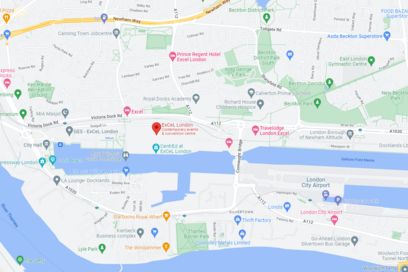 Map of ExCel