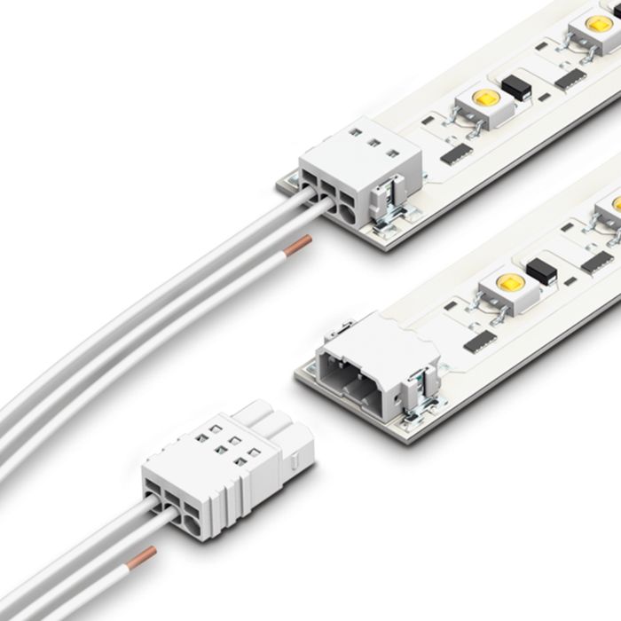 Kompakte Leiterplattenklemmen für Vorschaltgeräte und Lichtsteuerungen