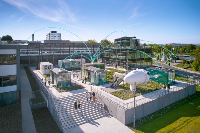 Energy flows in the All Electric Society Park