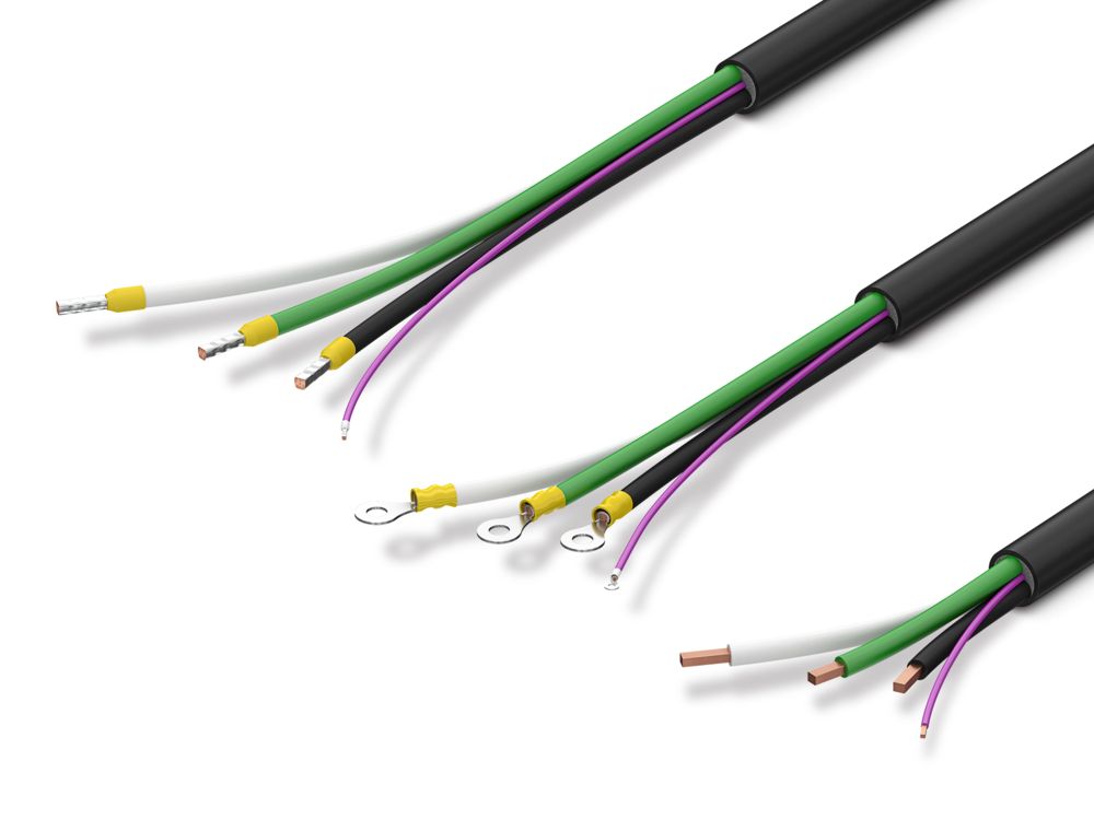 Customer-specific assembly of the NACS CHARX connect eco charging cables