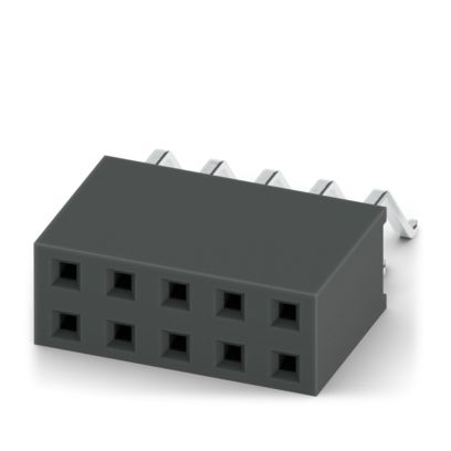 FQ 2,54D/ 10-SH-0-BT - Buchsenleiste