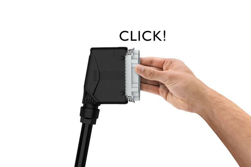 Inserts de contact HEAVYCONNEC avec encliquetage Click-in