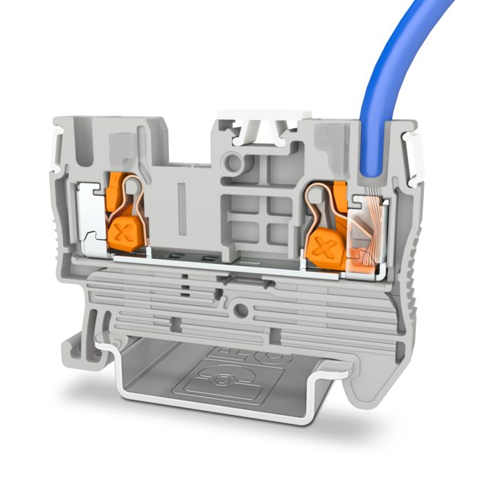 XTV 2,5 terminal block with Push-X technology