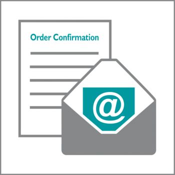 Elektronische Bestellbestätigung per E-Mail Icon