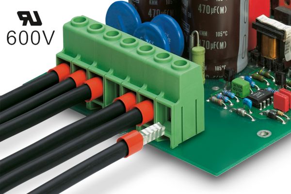 PCB terminal blocks with screw connection