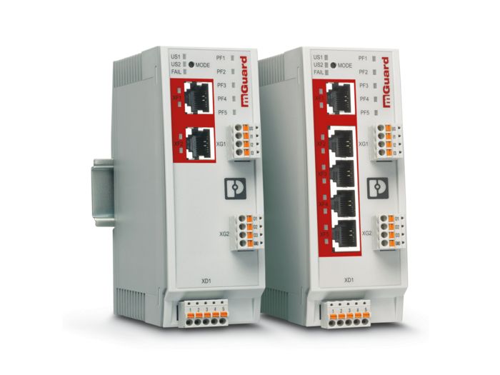 Security routers for the distributed protection and secure remote maintenance of production or machine cells