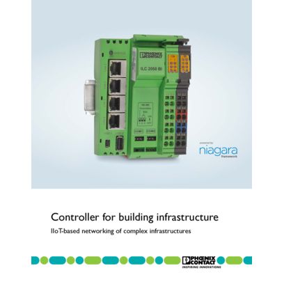 Controller for building infrastructure, IIoT-based networking of complex infraestructures