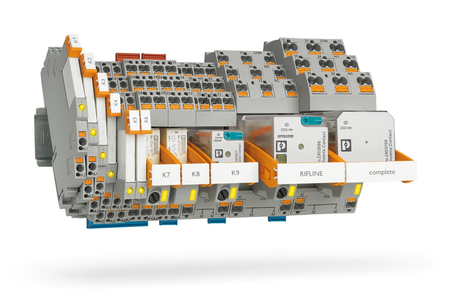 Universal industrial relay system