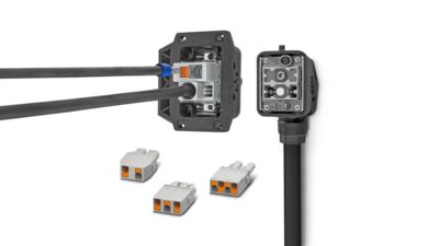 Conectores industriales con insertos de contactos push-in