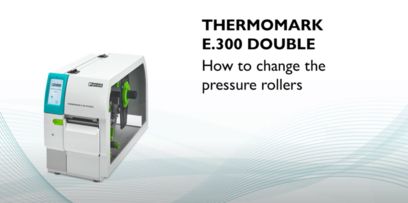 THERMOMARK E.300 DOUBLE - wymiana rolki dociskowej