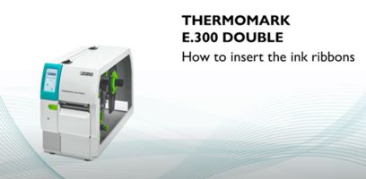 THERMOMARK E.300 DOUBLE - montaż kalki barwiącej
