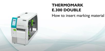 THERMOMARK E.300 DOUBLE - montaż materiału