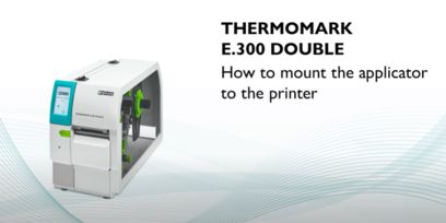 THERMOMARK E.300 DOUBLE - montaż aplikatora