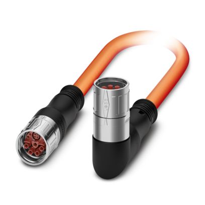 K-8E-M23F8/3,0-H00/M23FK-C5-S - Steckverbinder beidseitig kunststoffumspritzt