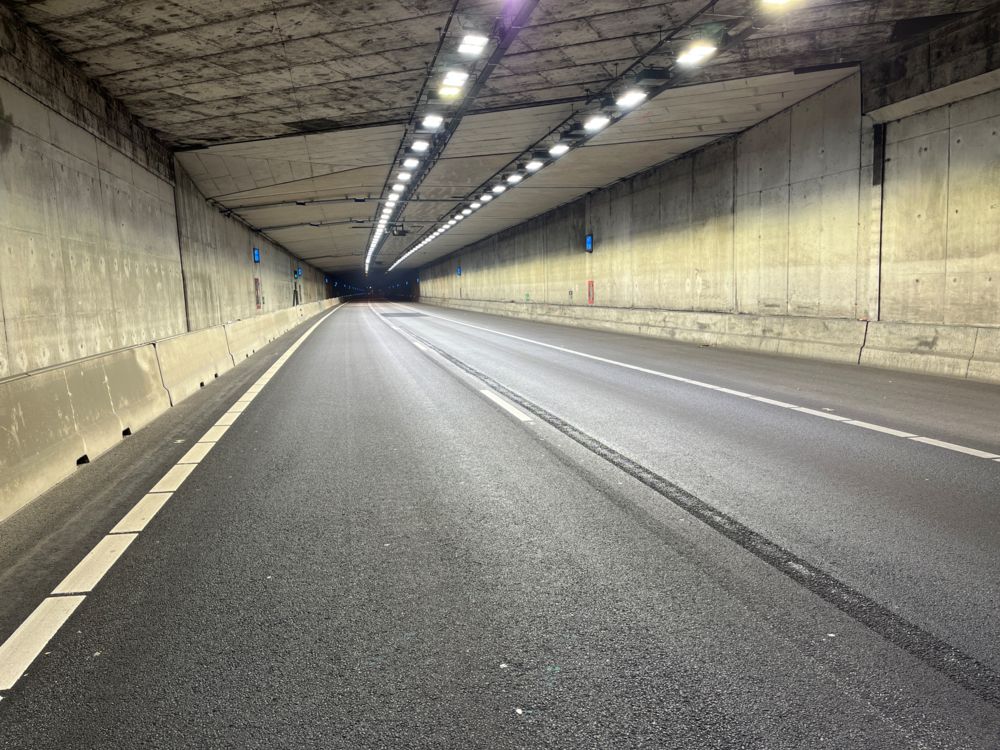 Leidsche Rijntunnel - Nieuwe LED-verlichting vervangt oude SON-T verlichting