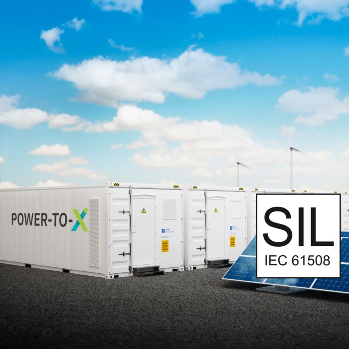 SIL ikon Power-to-X berendezések előtt