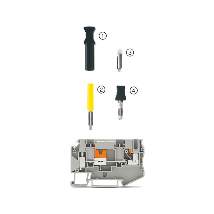 Bloc de jonction pour transformateur avec accessoires
