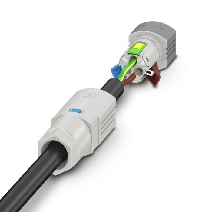 IPD connectors with Push-Lock connection