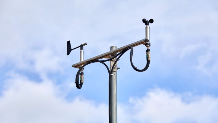 Estación para registro de los datos meteorológicos