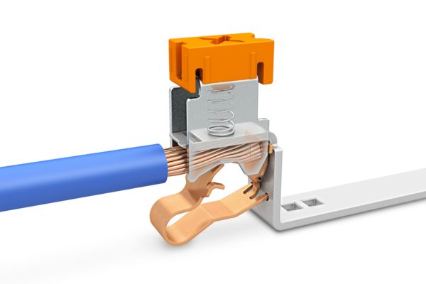 Camera di connessione di un morsetto componibile XTV