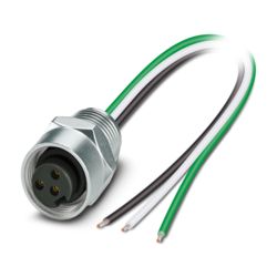 SACC-E-MINF-3CON-NPT12-U20/1,0 - Flush-type connector - 1420953 