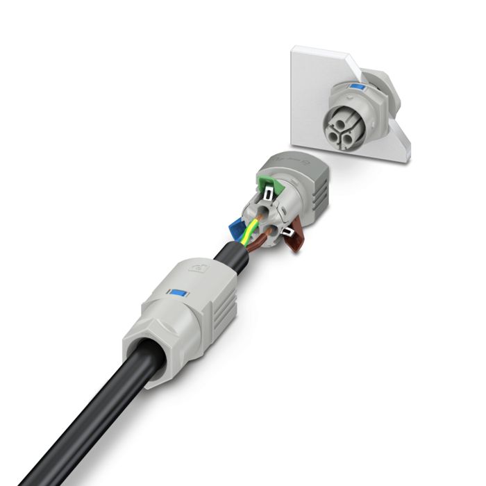 Connecteurs d'installation IPD enfichables avec raccordement Push-Lock
