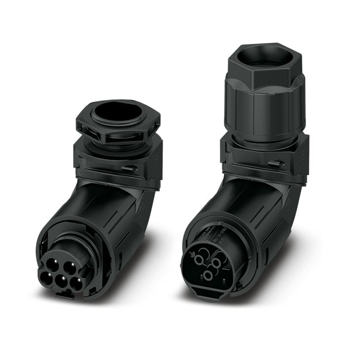 Angled connectors