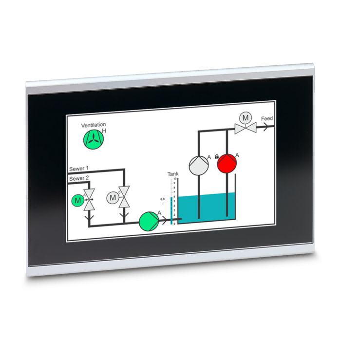 Visualización de la instalación en un PC de panel