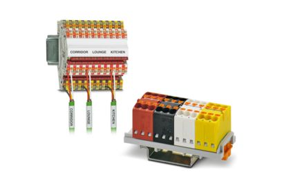 KNX installation terminal blocks
