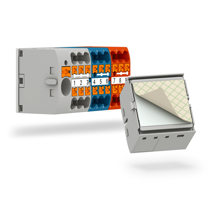 Comet X-Fix - Bloc De Distribution 3 Voies Avec écrous | Pour Installations électriques