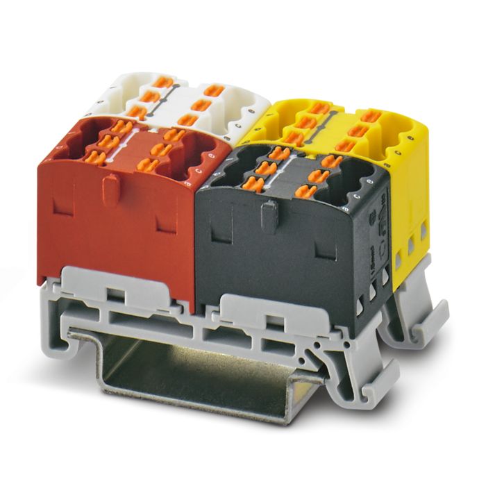 Double DIN rail adapter