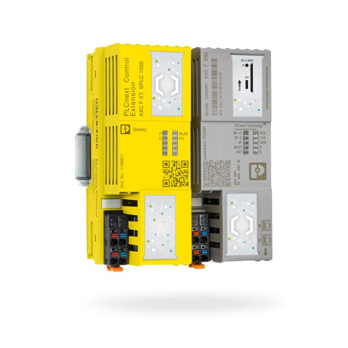 Two controllers: AXC F SPLC 1000 and AXC F 2152