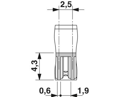 PCB插座-MC 0,5/ 2-G-2,5 THT
