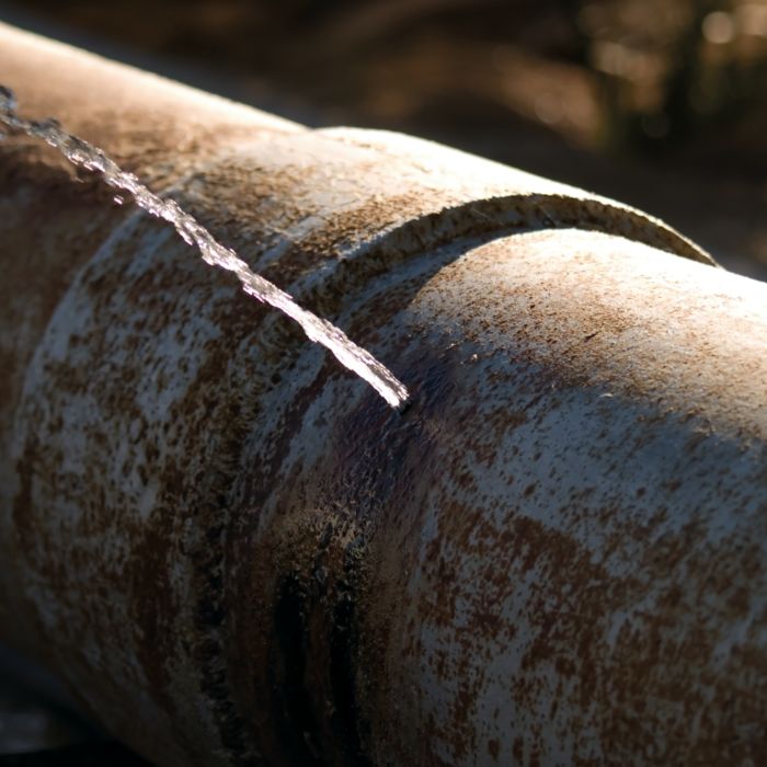 Leak in a pipeline 