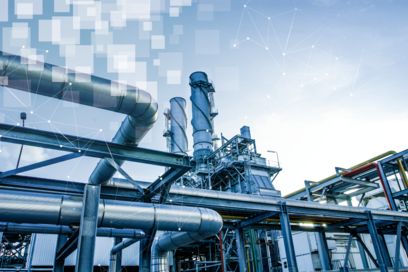 Process system with upstream network