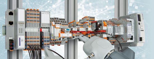 Automated wiring made possible by Push-in Connection Technology