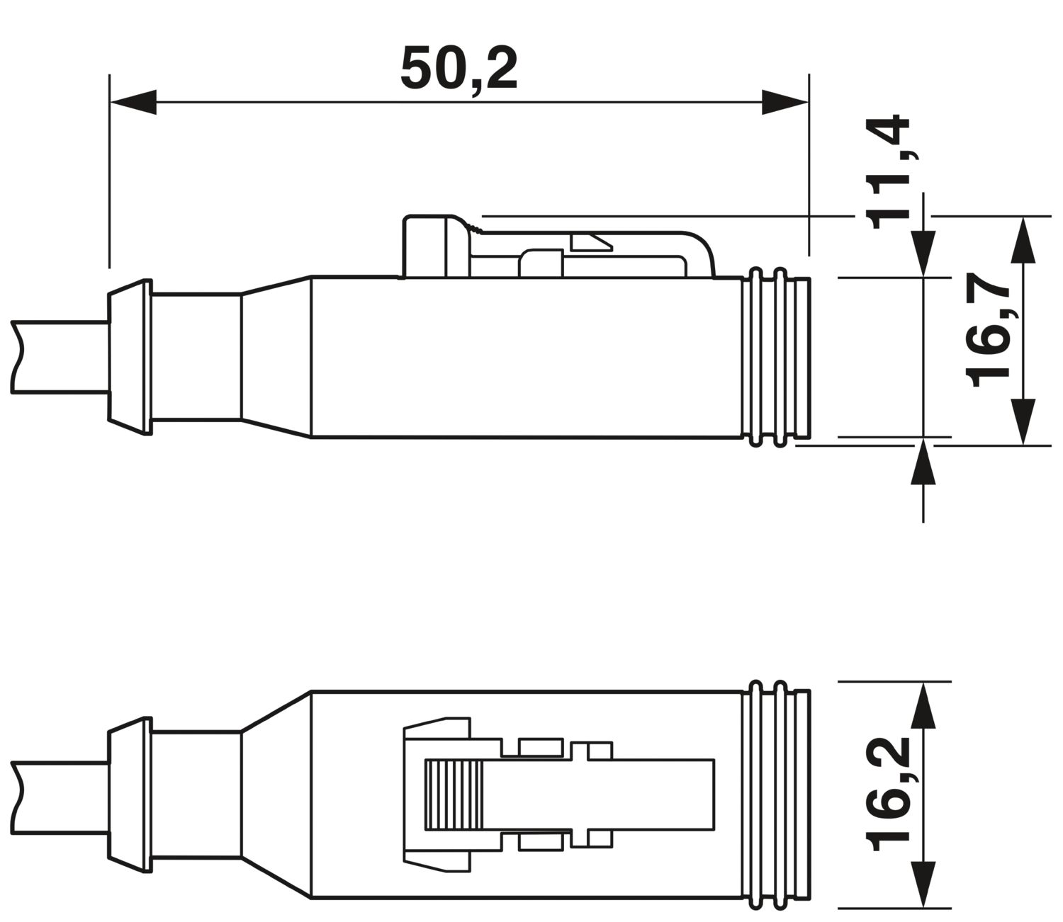 SAC-2P-10,0-PUR/DTFS-1L - Sensor/actuator cable - 1410731