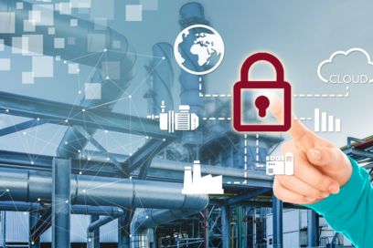 Visualização de segurança industrial num sistemas de processos