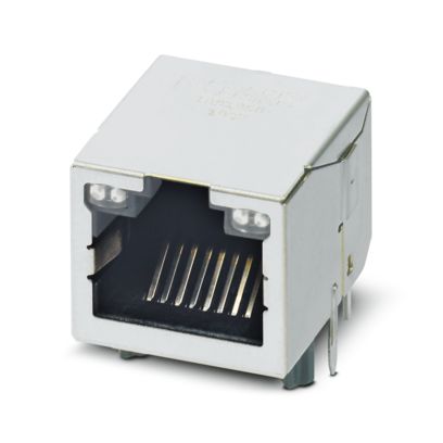 CUC-IND-J1ST-A/R4LS-LED-S - RJ45 PCB connector (1321101)