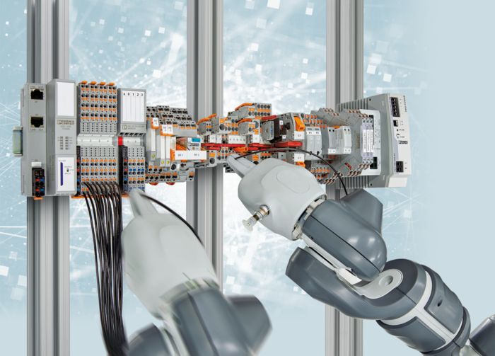 Het aansluitklemmensysteem CLIPLINE complete met aansluitrobot
