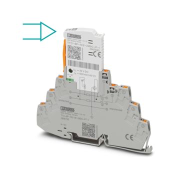 Surge protective device with symbol for isolated signal circuits