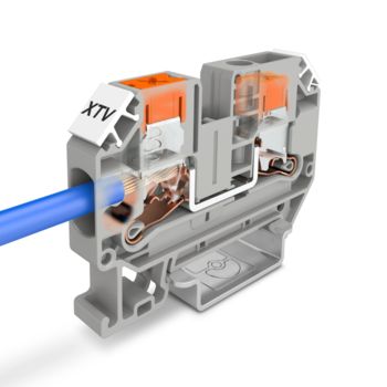 Bloc terminal modular cu tehnologie de tip push-x