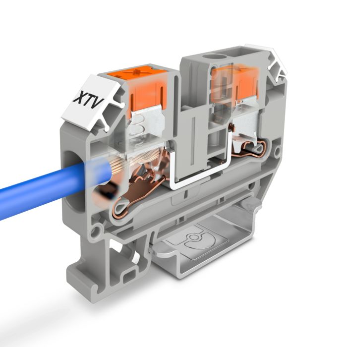 Bloc terminal modular cu tehnologie de tip push-x