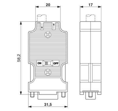 D-SUB总线连接器-SUBCON-PLUS-PROFIB/AX/SC
