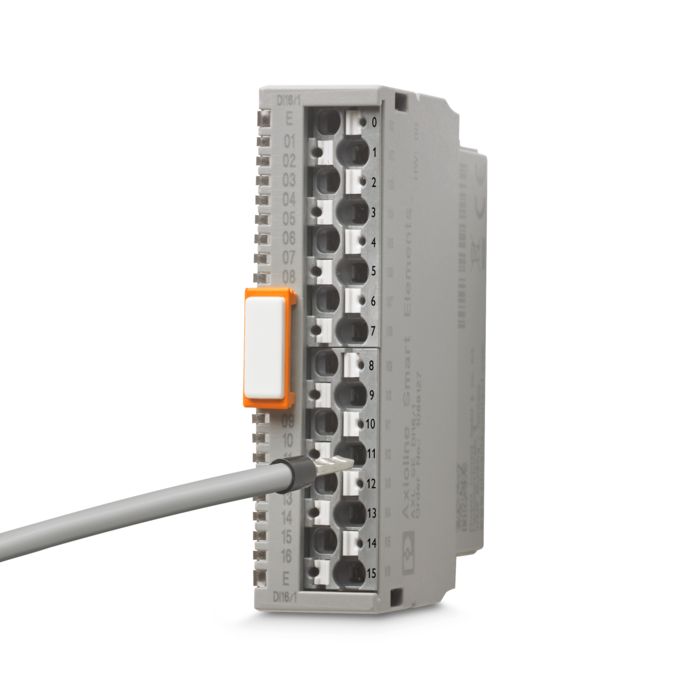 Tecnología de conexión push-in de Axioline Smart Elements